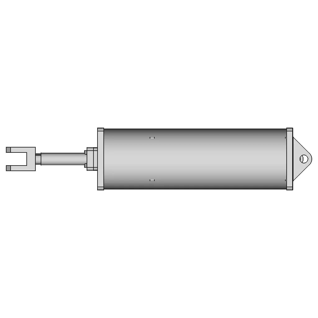 Hydraulic Water Cylinder 1 | CAD Model for Energy Systems_270_0_degree_snapshot