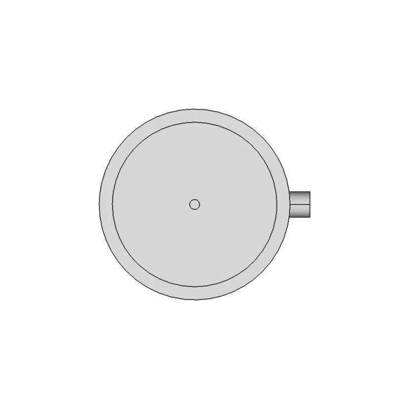 Reactor With Mixer 1 | CAD Model for Energy Systems