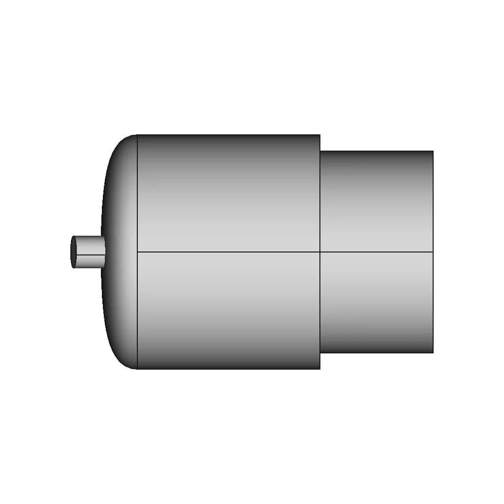 Reactor With Mixer 1 | CAD Model for Energy Systems_0_270_degree_snapshot