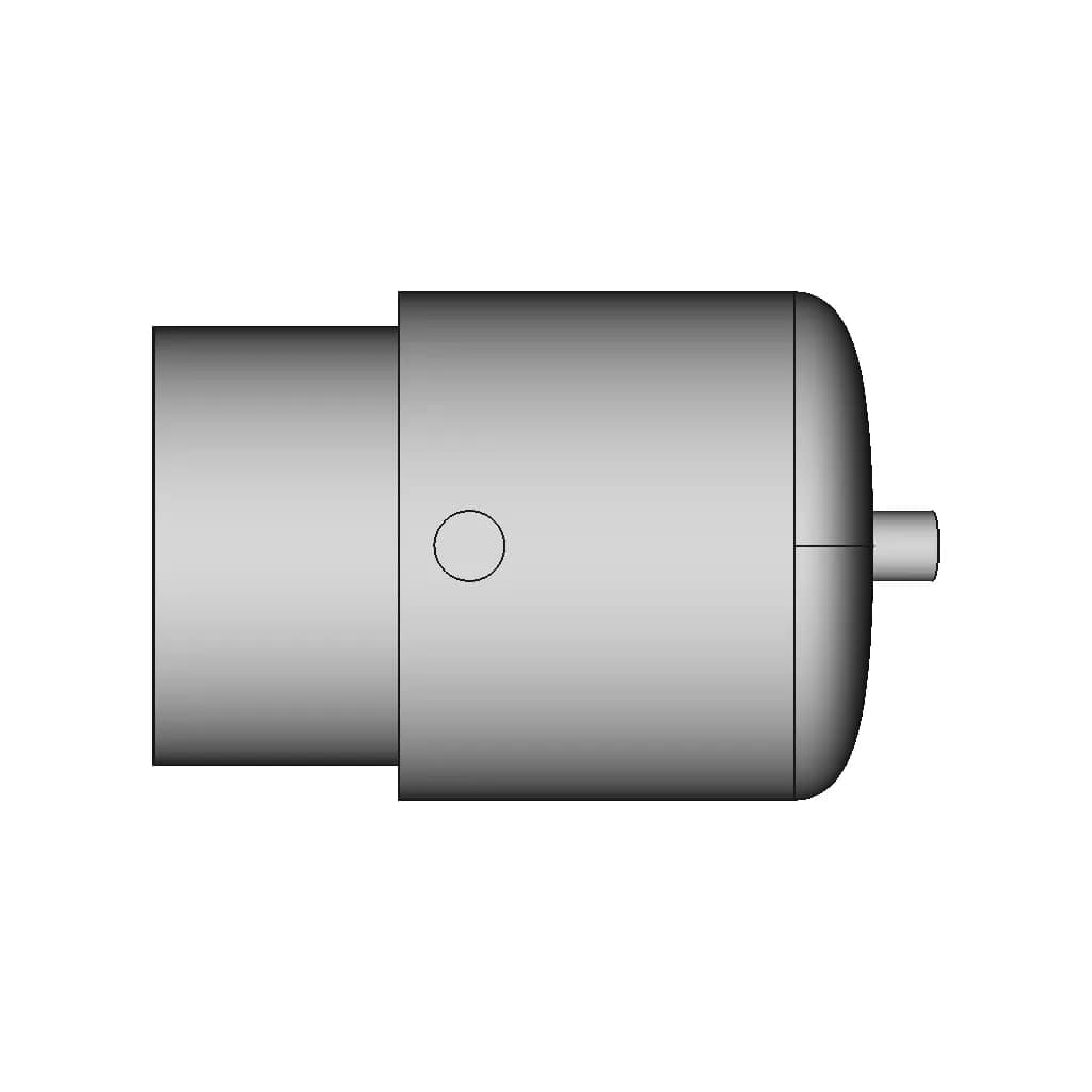 Reactor With Mixer 1 | CAD Model for Energy Systems_0_90_degree_snapshot