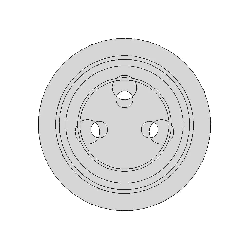 Cover Tap For Electrochemical Setup 1 | CAD Model for Energy Systems_0_0_degree_snapshot