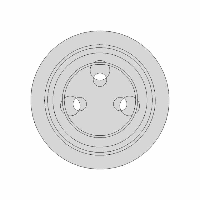 Cover Tap For Electrochemical Setup 1 | CAD Model for Energy Systems