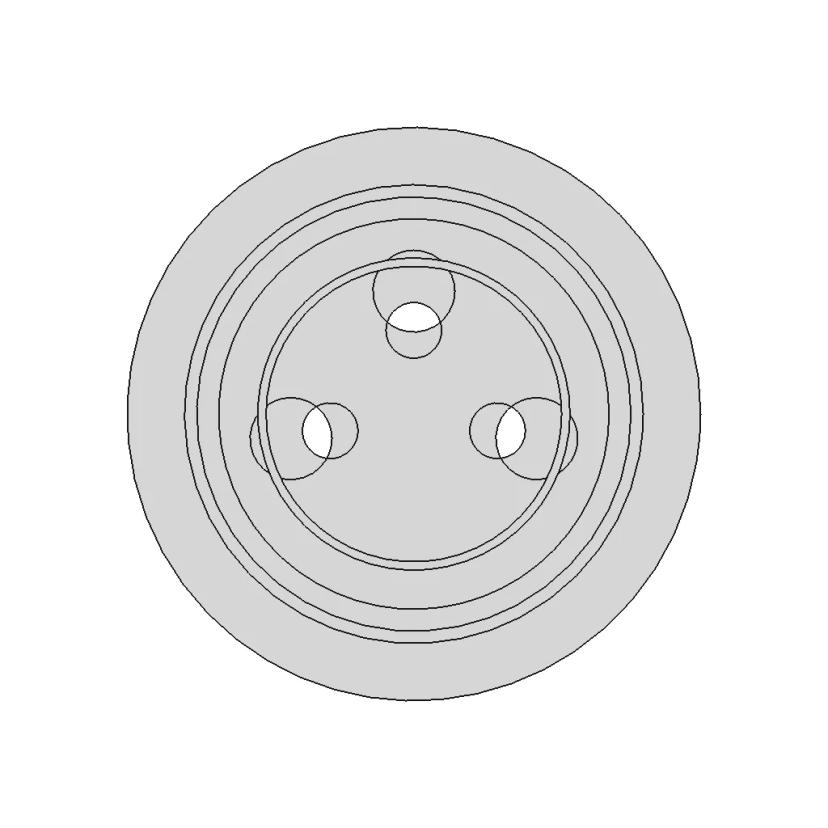 Cover Tap For Electrochemical Setup 1 | CAD Model for Energy Systems