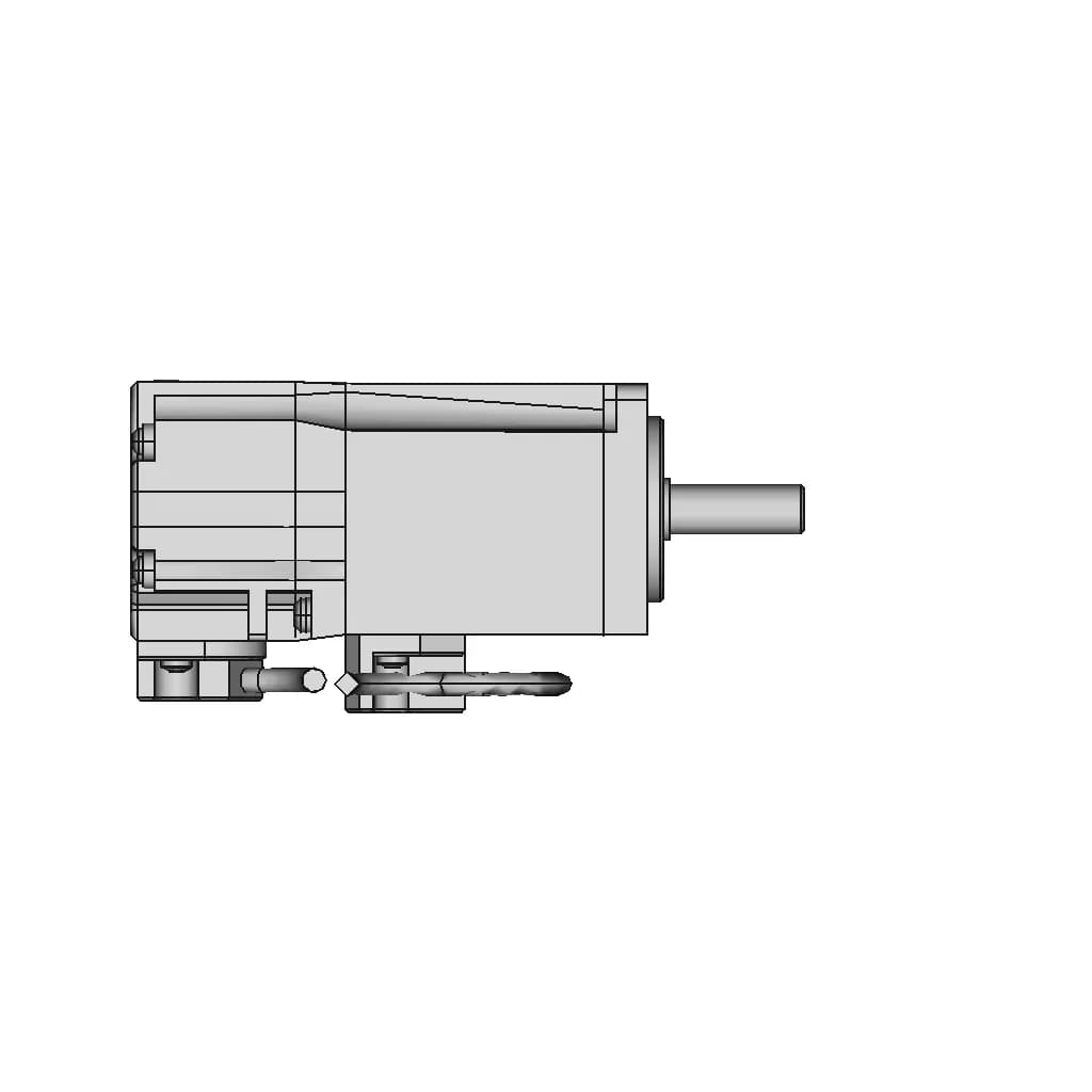 Ac Servo Motor 126 | CAD Model for Energy Systems_0_270_degree_snapshot