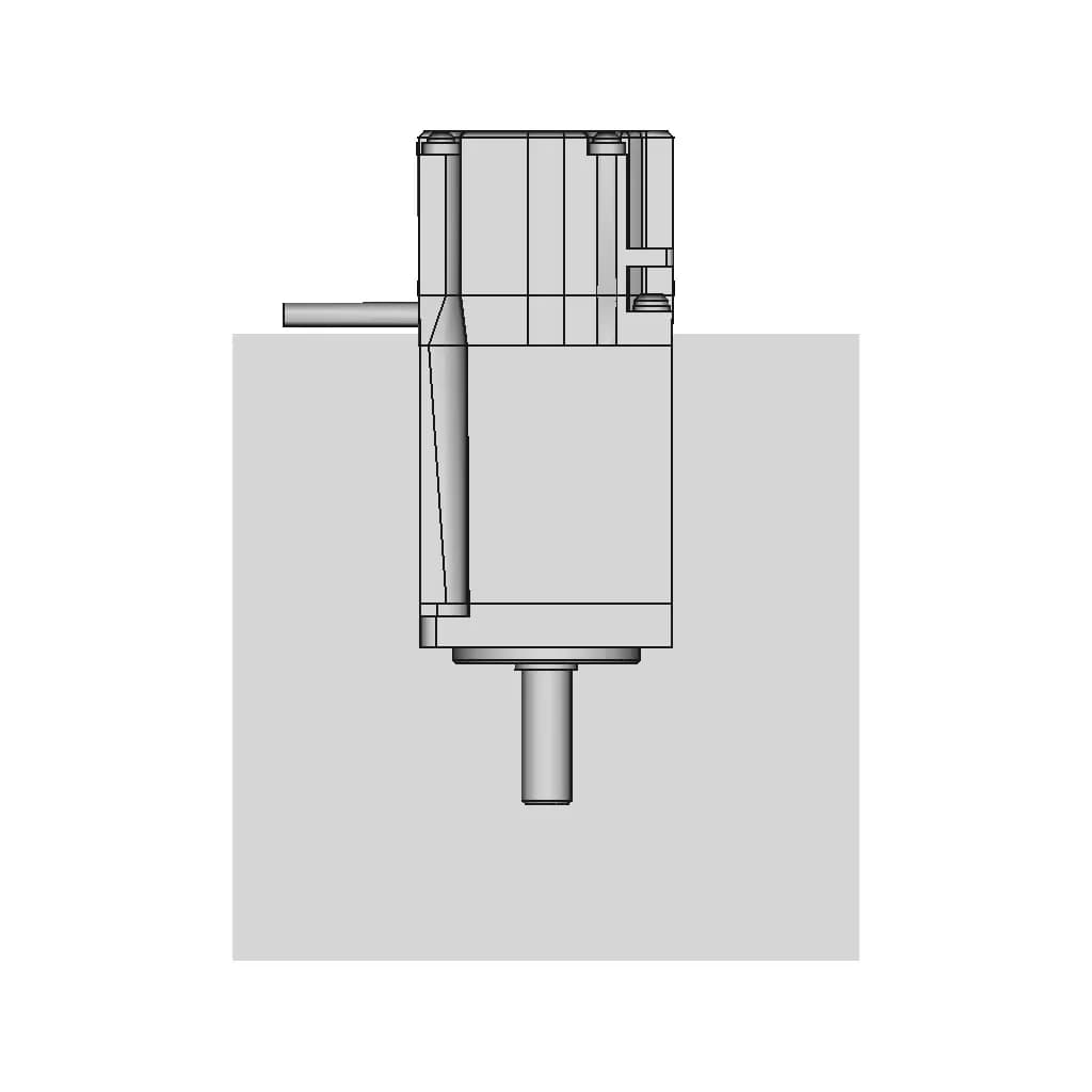 Ac Servo Motor 126 | CAD Model for Energy Systems_270_0_degree_snapshot