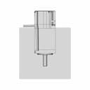 Ac Servo Motor 126 | CAD Model for Energy Systems_270_0_degree_snapshot