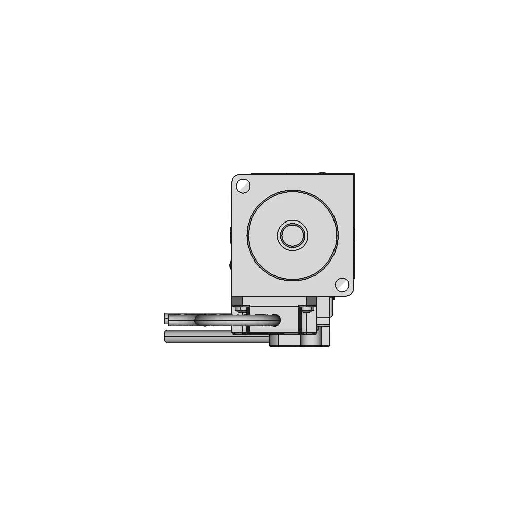 Ac Servo Motor With Brake 106 | CAD Model for Energy Systems_0_0_degree_snapshot