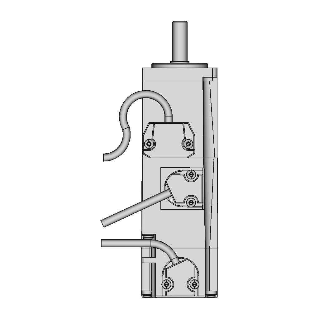 Ac Servo Motor With Brake 106 | CAD Model for Energy Systems_90_0_degree_snapshot