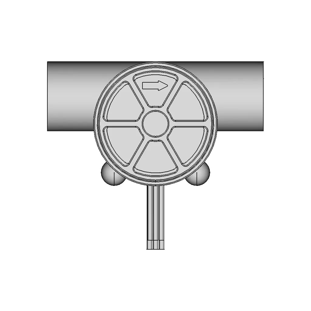 Seacapteur De Debit Yfs201 1 | CAD Model for Energy Systems_270_0_degree_snapshot