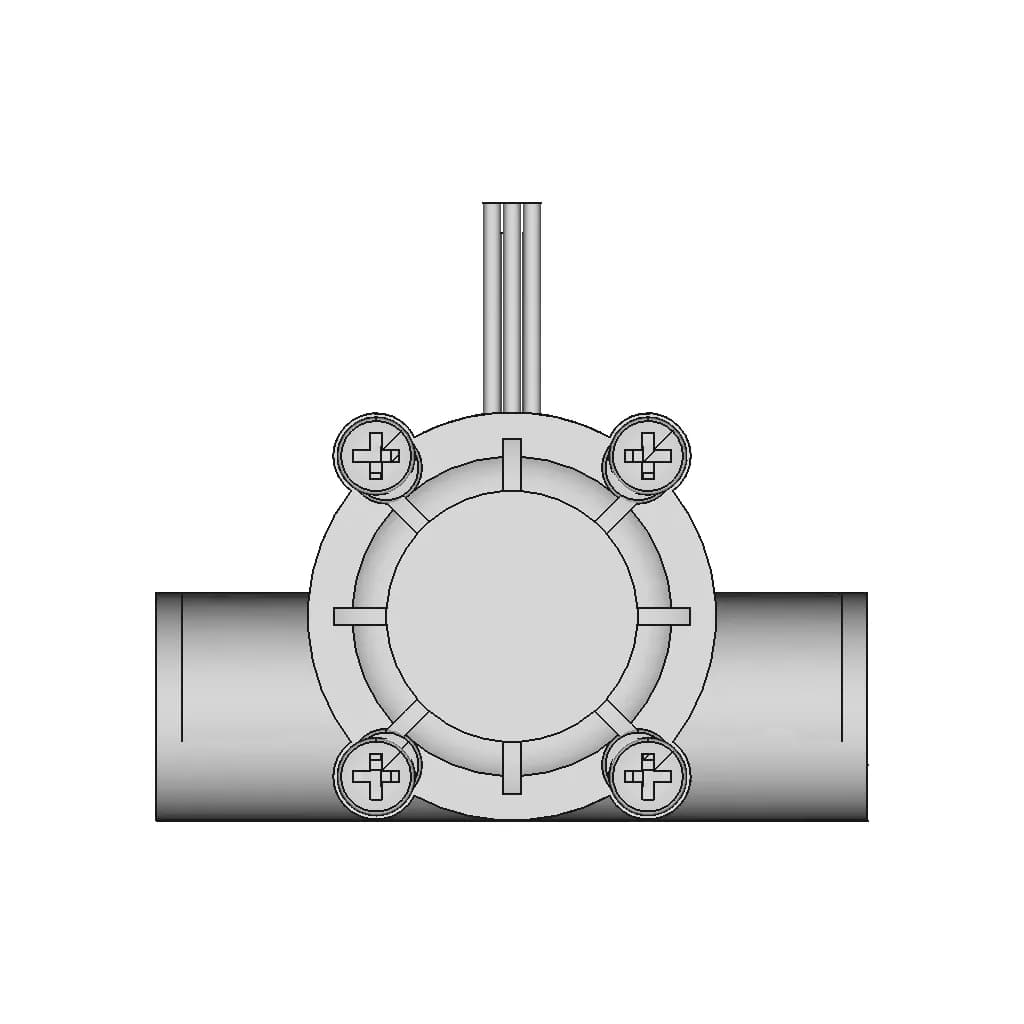 Seacapteur De Debit Yfs201 1 | CAD Model for Energy Systems_90_0_degree_snapshot
