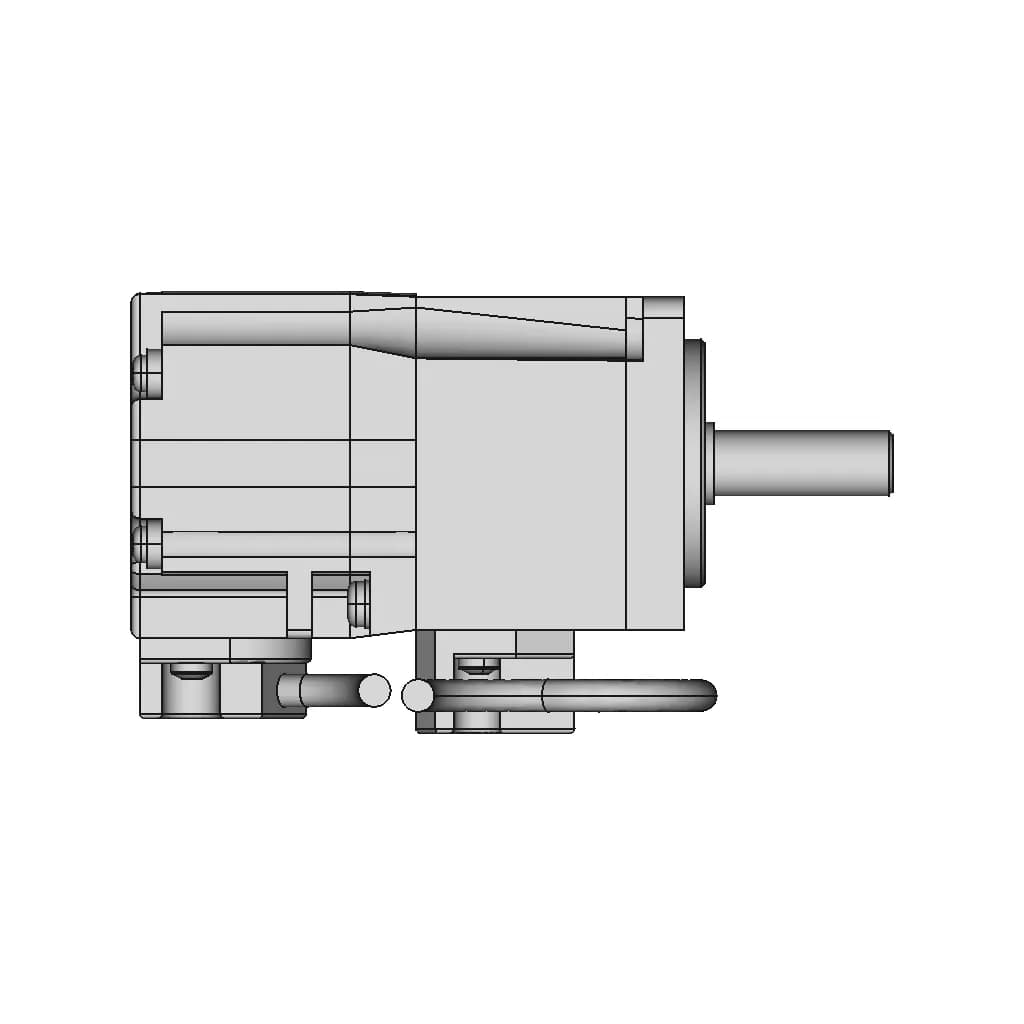Ac Servo Motor 125 | CAD Model for Energy Systems_0_270_degree_snapshot