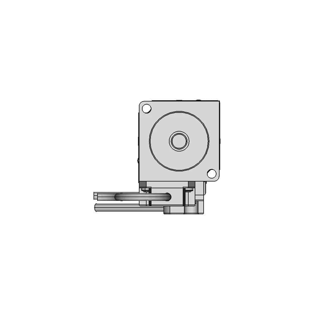 Ac Servo Motor With Brake 105 | CAD Model for Energy Systems_0_0_degree_snapshot
