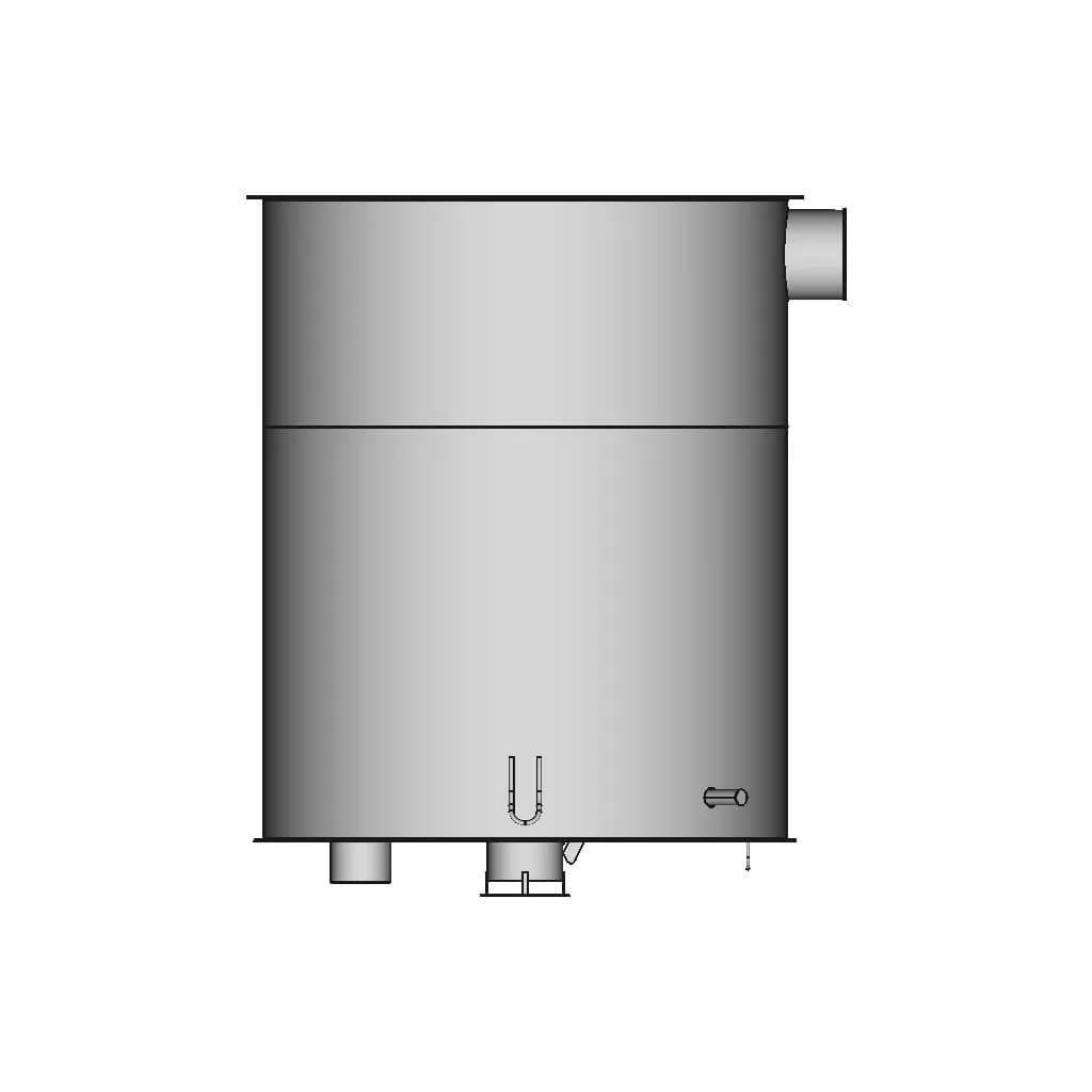Tank For Ejector 1 | CAD Model for Energy Systems_270_0_degree_snapshot