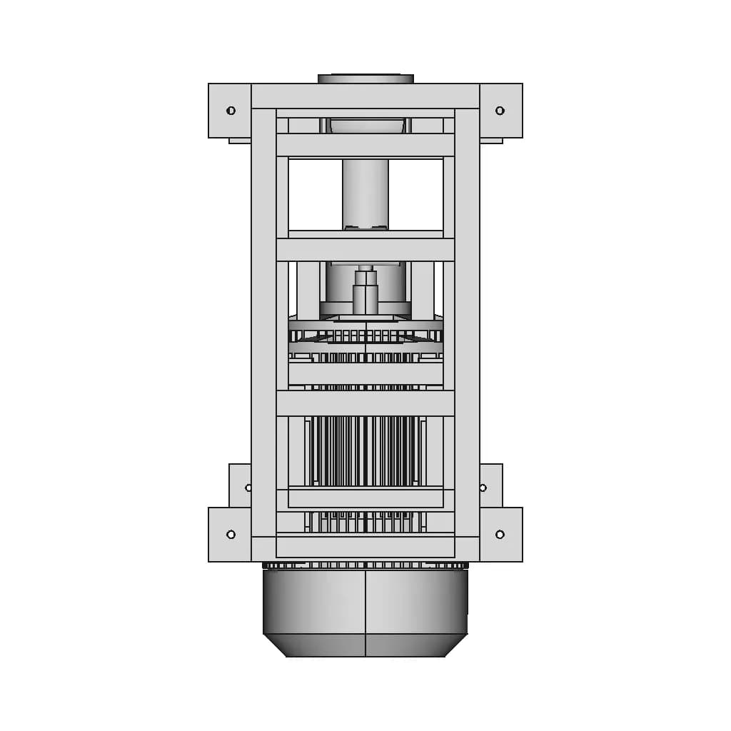 Electric Pump 100 X 80 Fsja 1 | CAD Model for Energy Systems_90_0_degree_snapshot