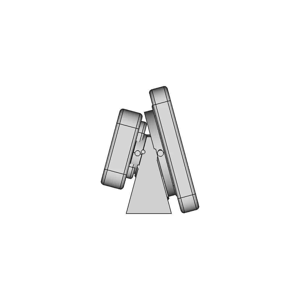 Dual Charging Stand 1 | CAD Model for Energy Systems_0_270_degree_snapshot