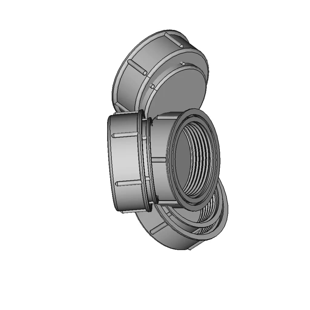Cover Type 1 Version 1 For Connectors 8 | CAD Model for Energy Systems_60_30_degree_snapshot