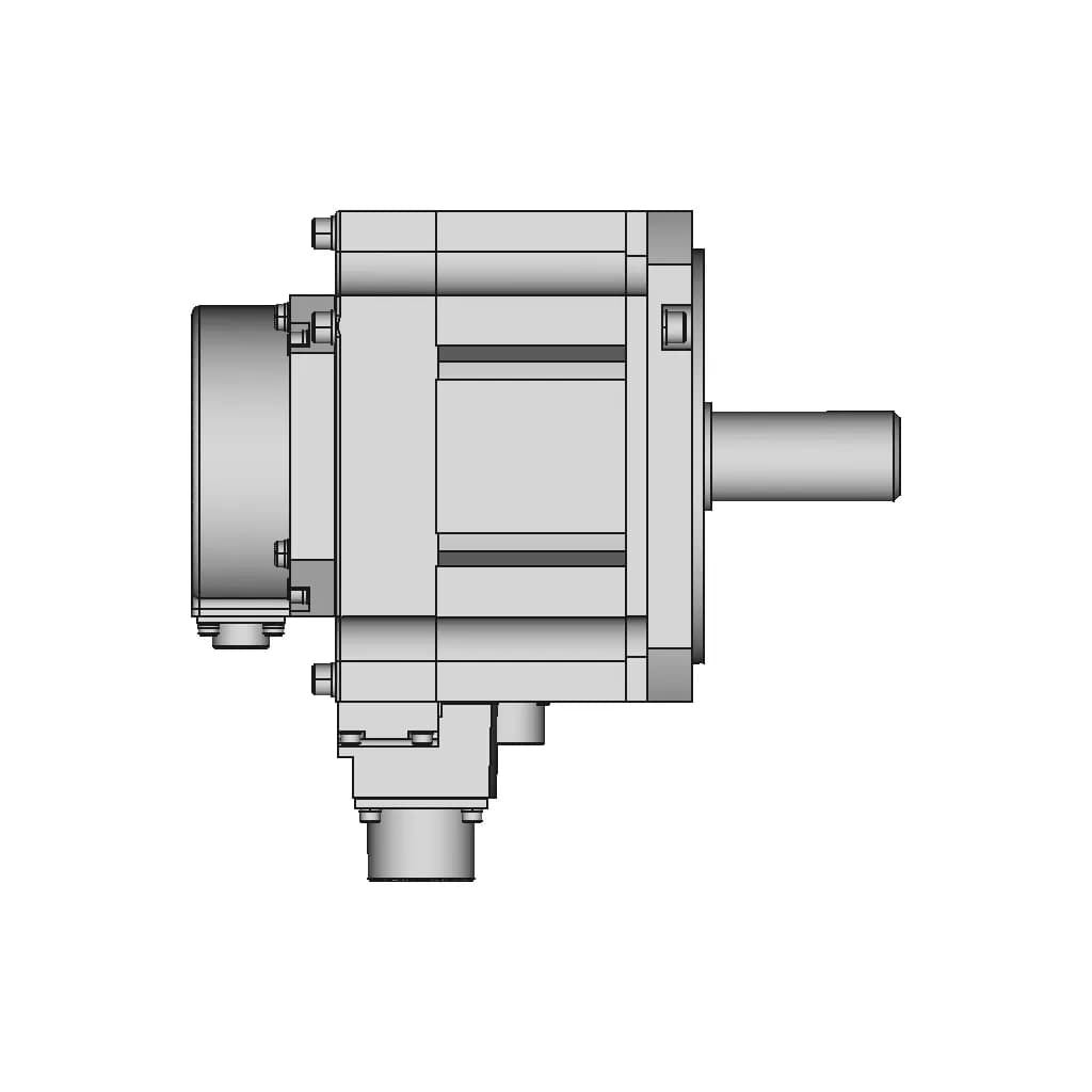 Ac Servo Motor 124 | CAD Model for Energy Systems_0_270_degree_snapshot