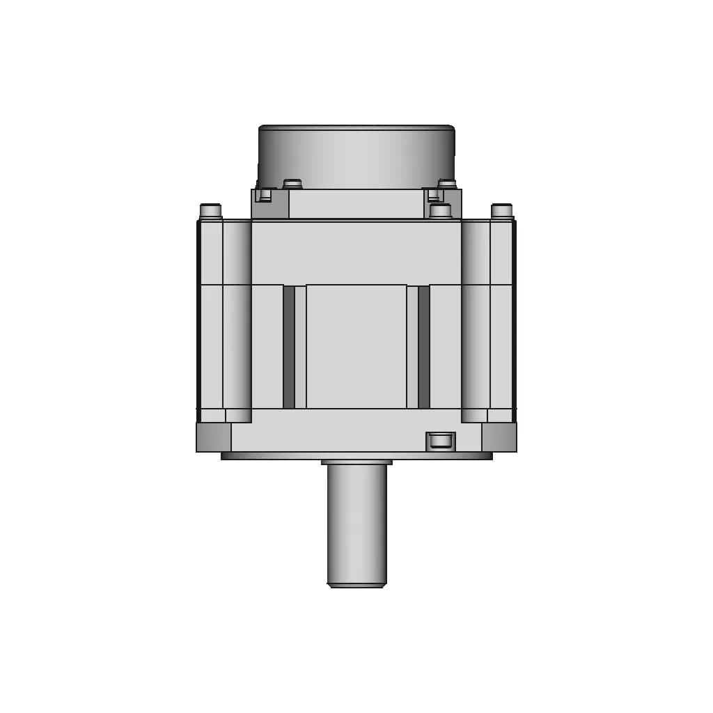 Ac Servo Motor 124 | CAD Model for Energy Systems_270_0_degree_snapshot