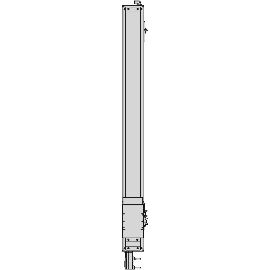 Linear Movement With 950 Mm Stroke 7 | CAD Model for Energy Systems_270_0_degree_snapshot