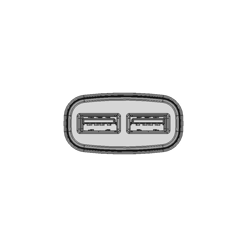 C12 Smart Dual Usb Charger By Hoco Accessory | CAD Model for Energy Systems