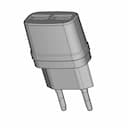 C12 Smart Dual Usb Charger By Hoco Accessory | CAD Model for Energy Systems_60_30_degree_snapshot