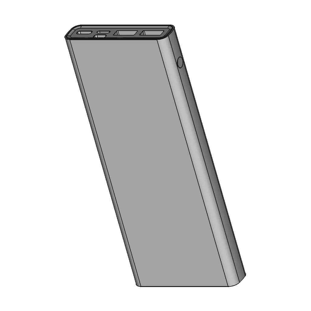 Baseus Adaman Metal Digital Display Quick Charge 1 | CAD Model for Energy Systems_60_30_degree_snapshot