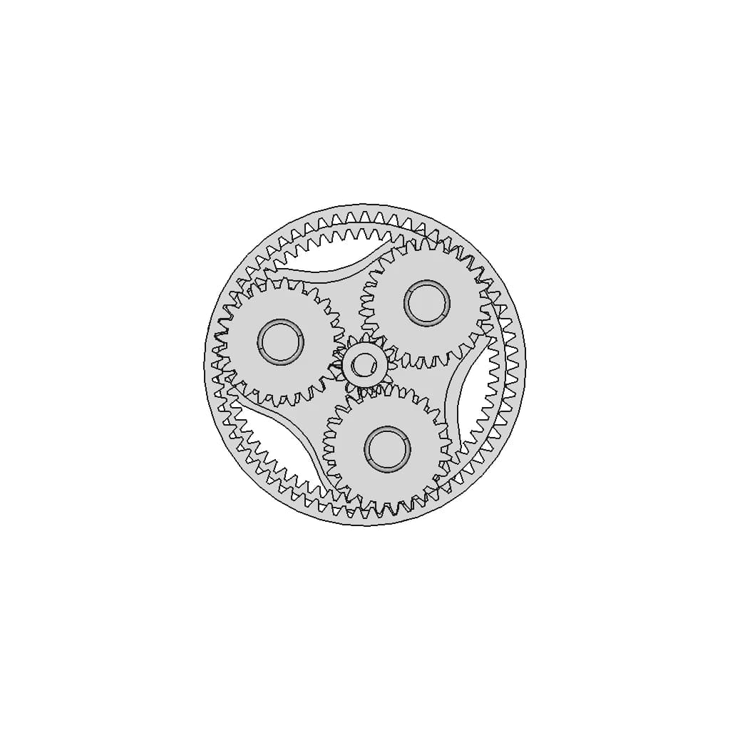 Planetary Gear System 16 | CAD Model for Energy Systems_0_270_degree_snapshot