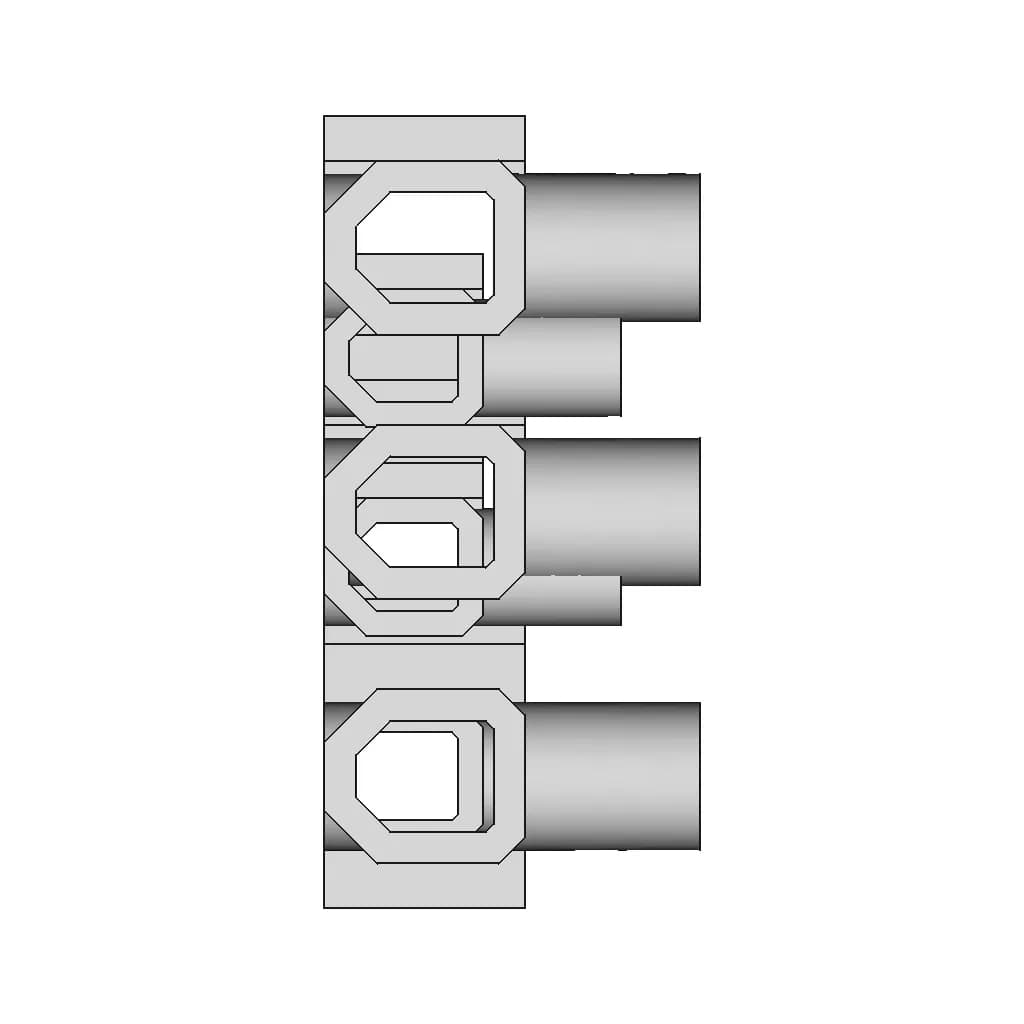Luster Terminal Lusterklemme 1 | CAD Model for Energy Systems_0_270_degree_snapshot