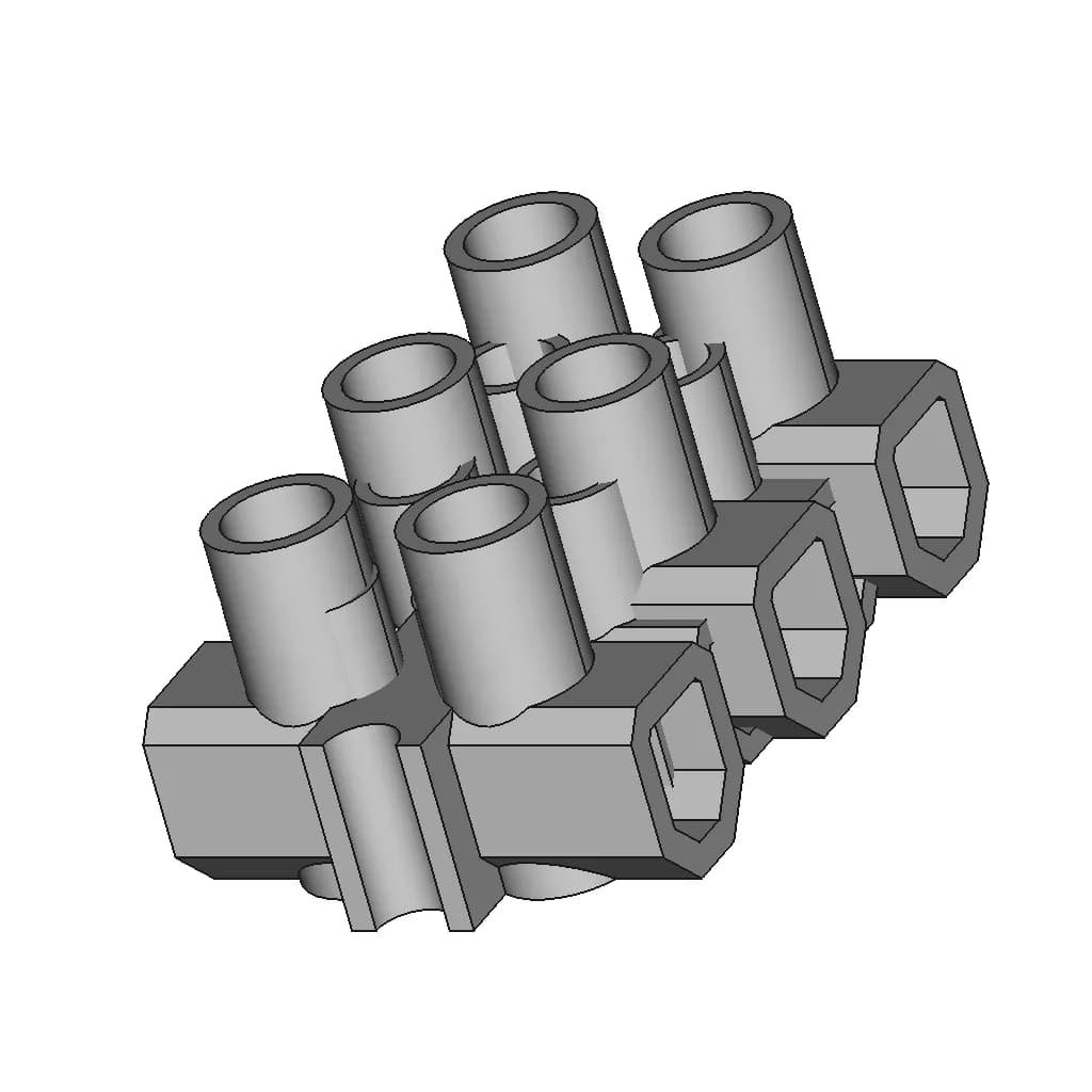 Luster Terminal Lusterklemme 1 | CAD Model for Energy Systems_60_30_degree_snapshot