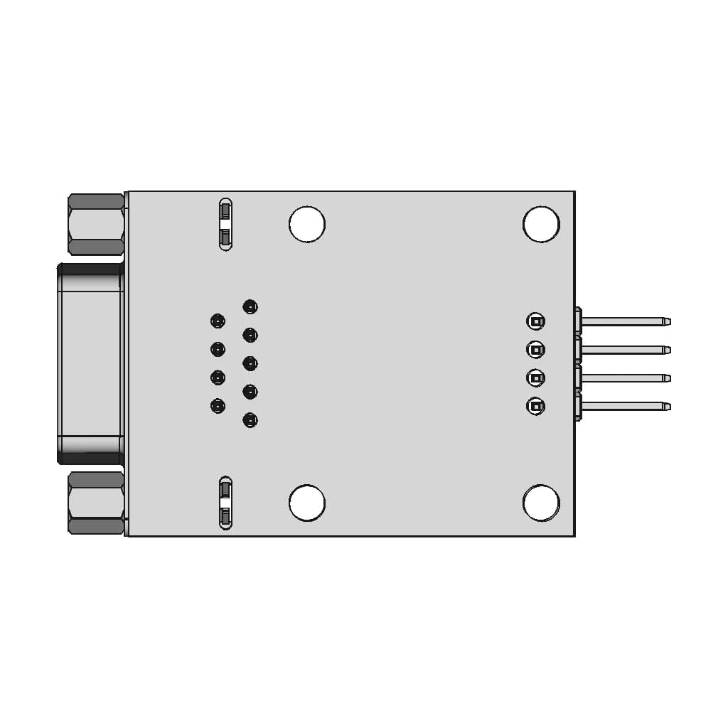 Rs232 To Ttl Uart Power Isolation Module 1 | CAD Model for Energy Systems_90_0_degree_snapshot