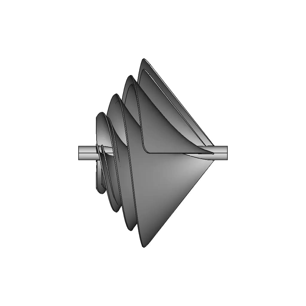 Phi Turbine 1 | CAD Model for Energy Systems_0_90_degree_snapshot