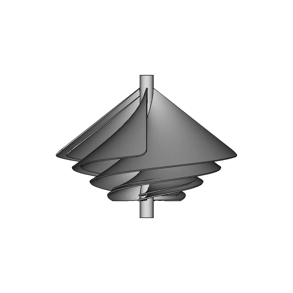 Phi Turbine 1 | CAD Model for Energy Systems_270_0_degree_snapshot