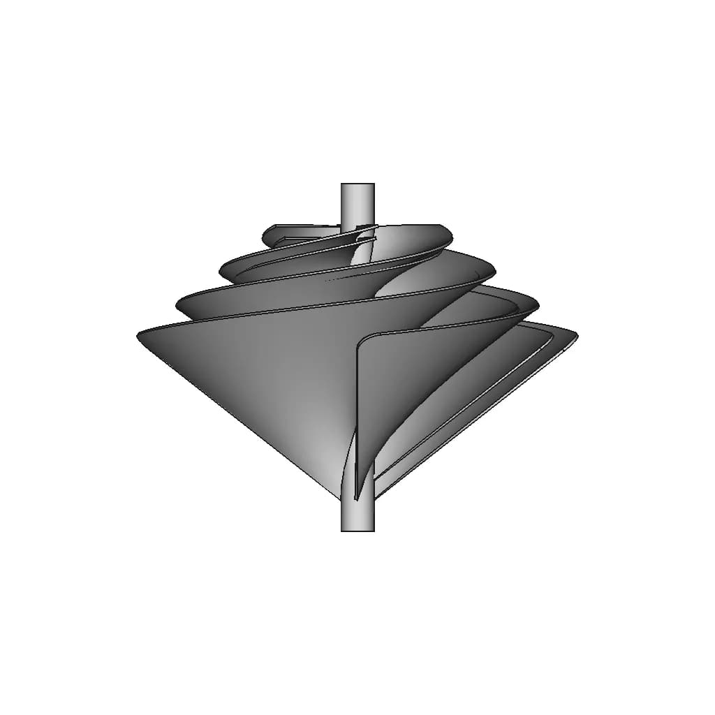 Phi Turbine 1 | CAD Model for Energy Systems_90_0_degree_snapshot