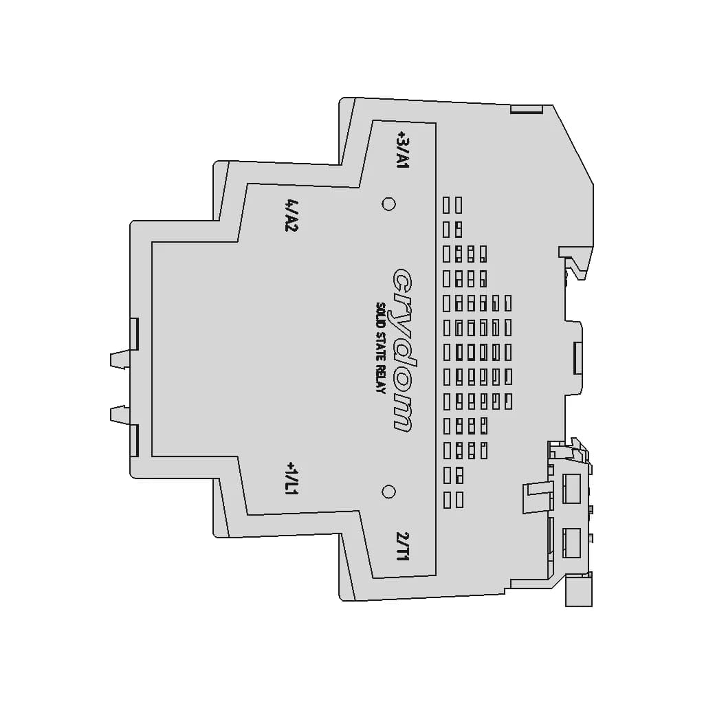 Crydom Dr Series Dr24D06 Etc Solid State Relay | CAD Model for Energy Systems_0_90_degree_snapshot