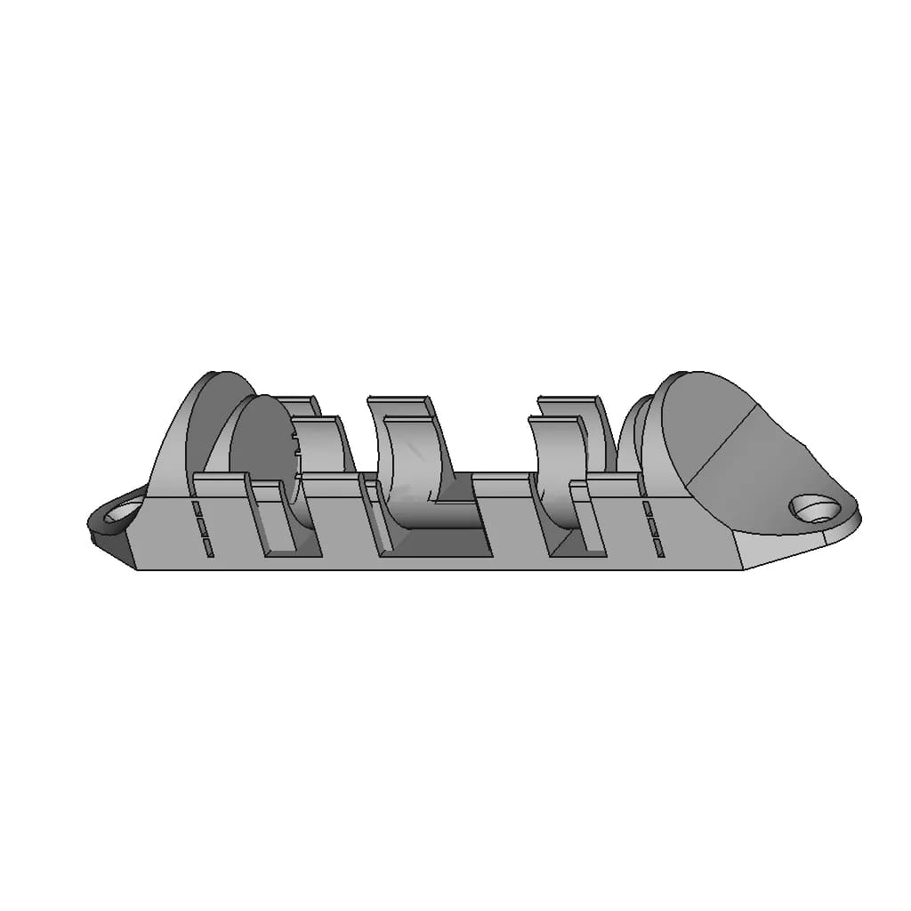 18650 Cell Holder 2 | CAD Model for Energy Systems_60_30_degree_snapshot