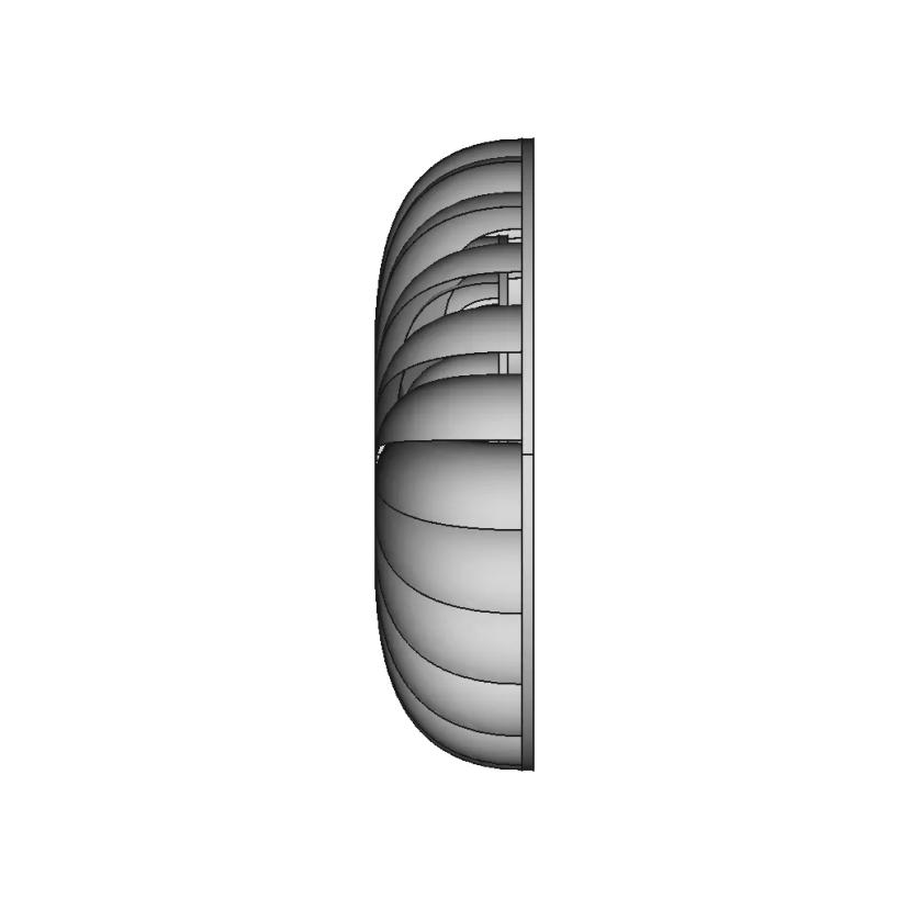 Turgo Turbine 1 | CAD Model for Energy Systems