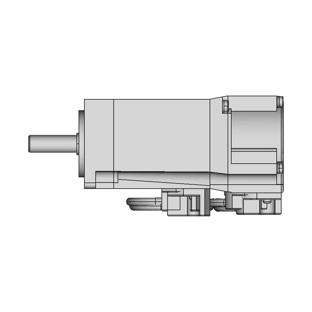 Ac Servo Motor 123 | CAD Model for Energy Systems_0_90_degree_snapshot