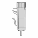 Ac Servo Motor With Brake 103 | CAD Model for Energy Systems_270_0_degree_snapshot