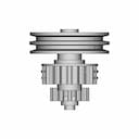 Gear Shaft And Pulley 1 | CAD Model for Energy Systems_0_0_degree_snapshot