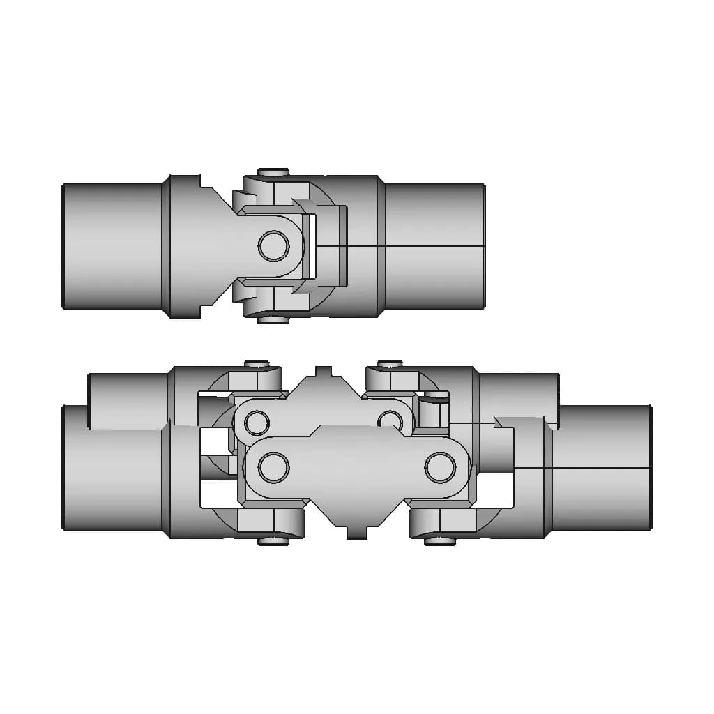 Coupling Small Sized Swivel 12 | CAD Model for Energy Systems_270_0_degree_snapshot