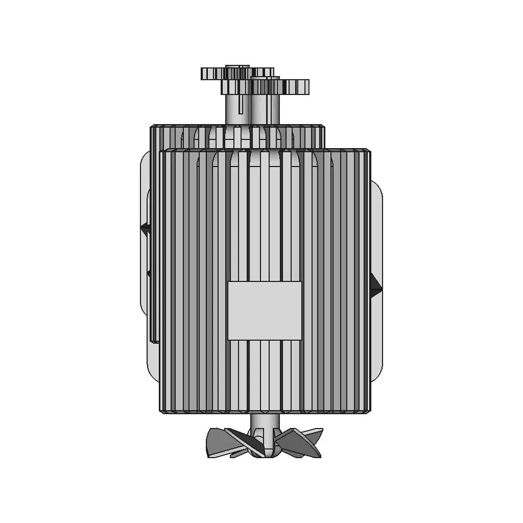 Electric Motor For Ev 1 | CAD Model for Energy Systems_270_0_degree_snapshot