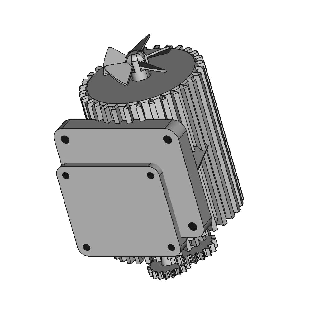 Electric Motor For Ev 1 | CAD Model for Energy Systems_60_30_degree_snapshot