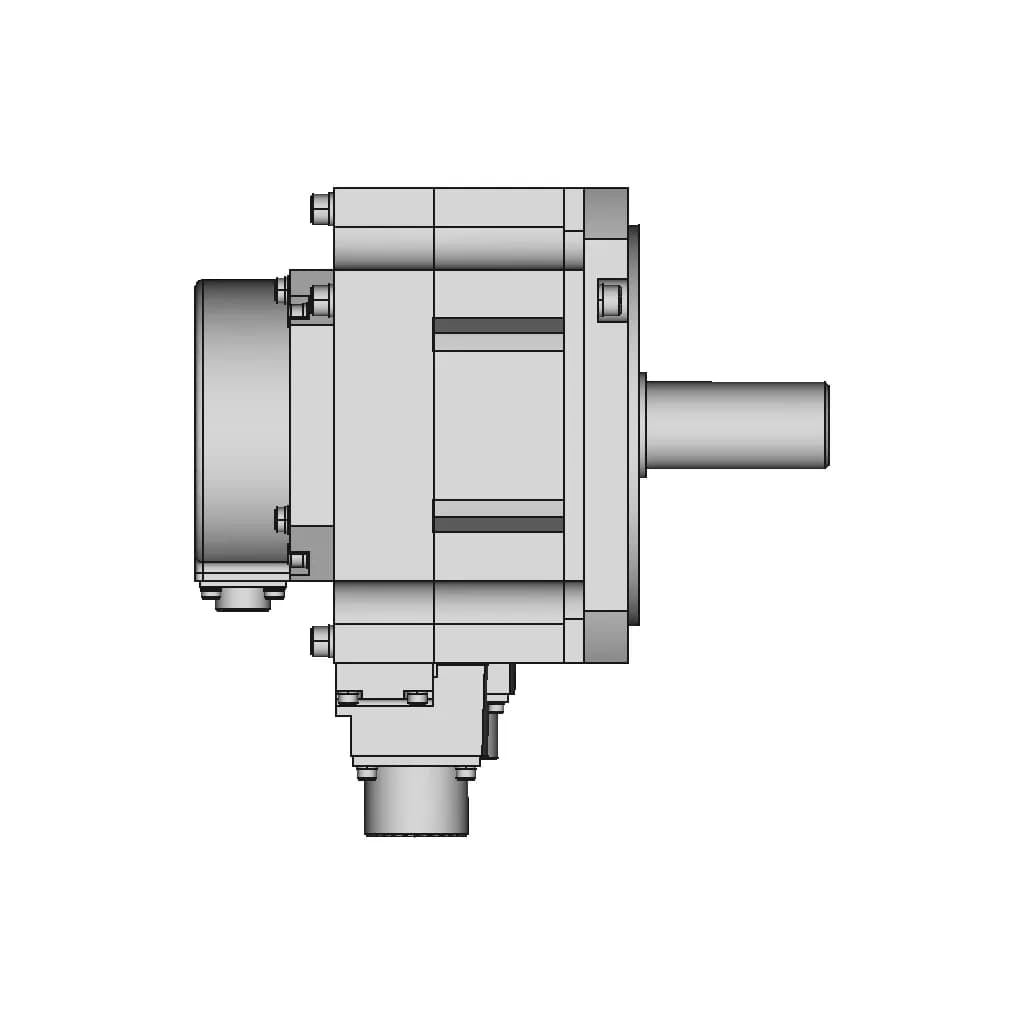 Ac Servo Motor 122 | CAD Model for Energy Systems_0_270_degree_snapshot