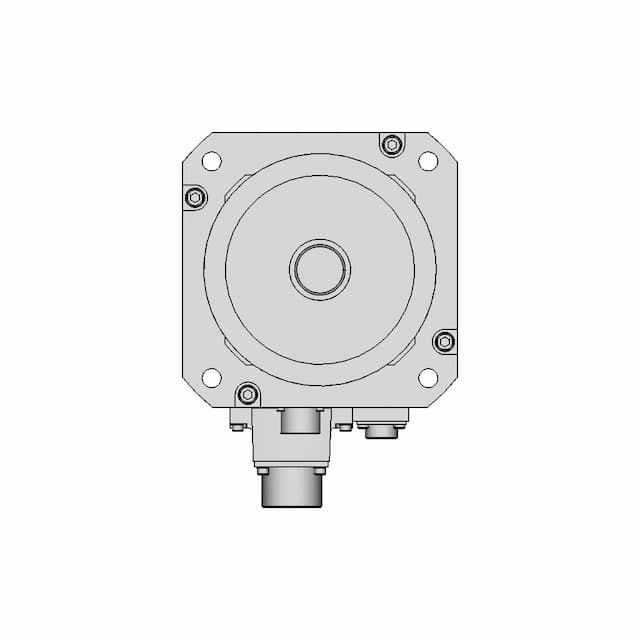 Ac Servo Motor With Brake 102 | CAD Model for Energy Systems