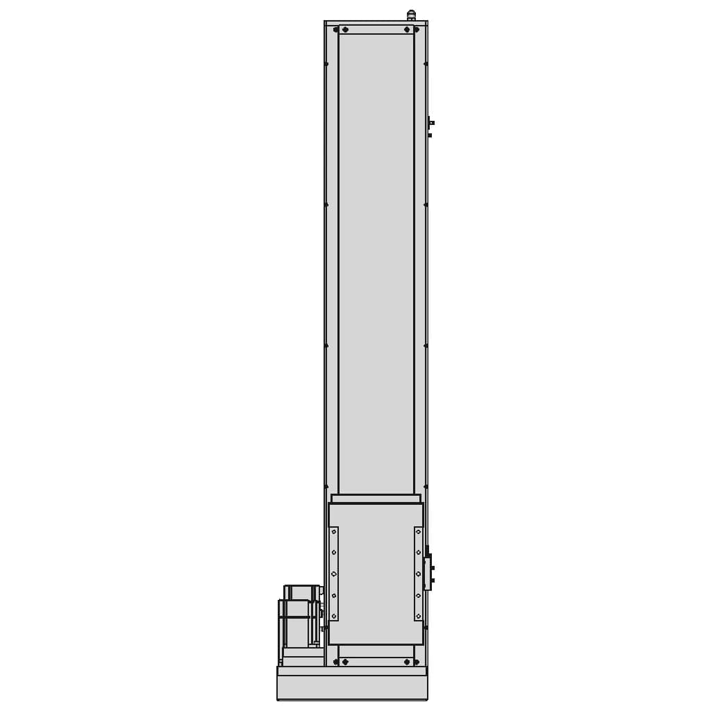 Linear Movement With 950 Mm Stroke 1 | CAD Model for Energy Systems_270_0_degree_snapshot