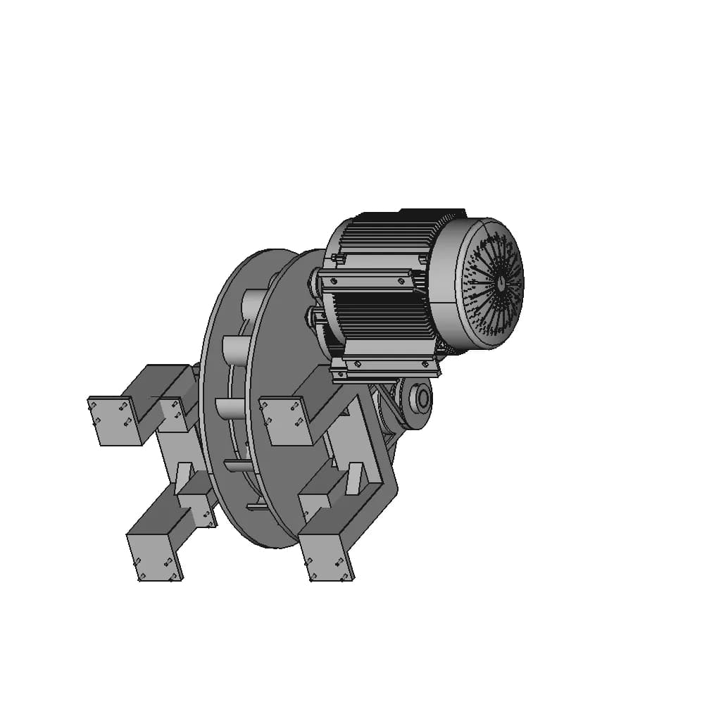 Micro Hydro Power Plant 3 | CAD Model for Energy Systems_60_30_degree_snapshot