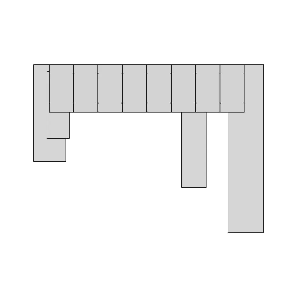 Rooftop Solar Structure 1 | CAD Model for Energy Systems_270_0_degree_snapshot
