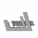 Rooftop Solar Structure 1 | CAD Model for Energy Systems_60_30_degree_snapshot