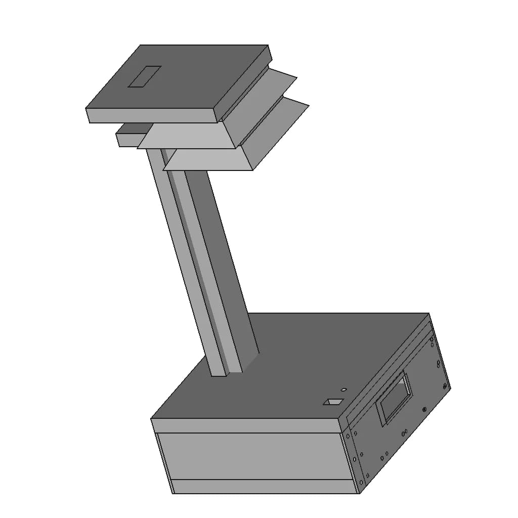Smart Table Lamp 1 | CAD Model for Energy Systems_60_30_degree_snapshot