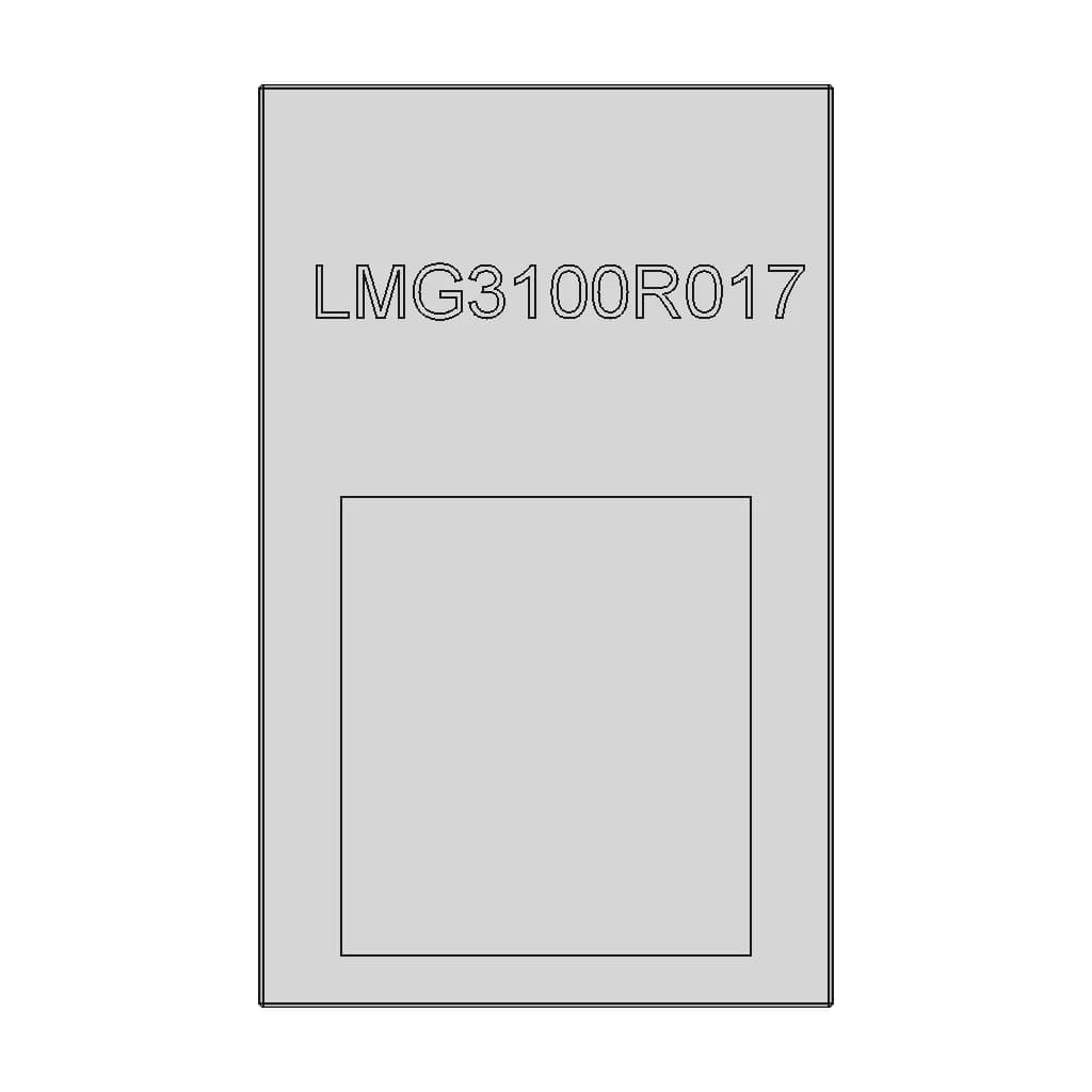 Lmg3100R017 Gan Fet Draft Model 01 1 | CAD Model for Energy Systems_0_0_degree_snapshot